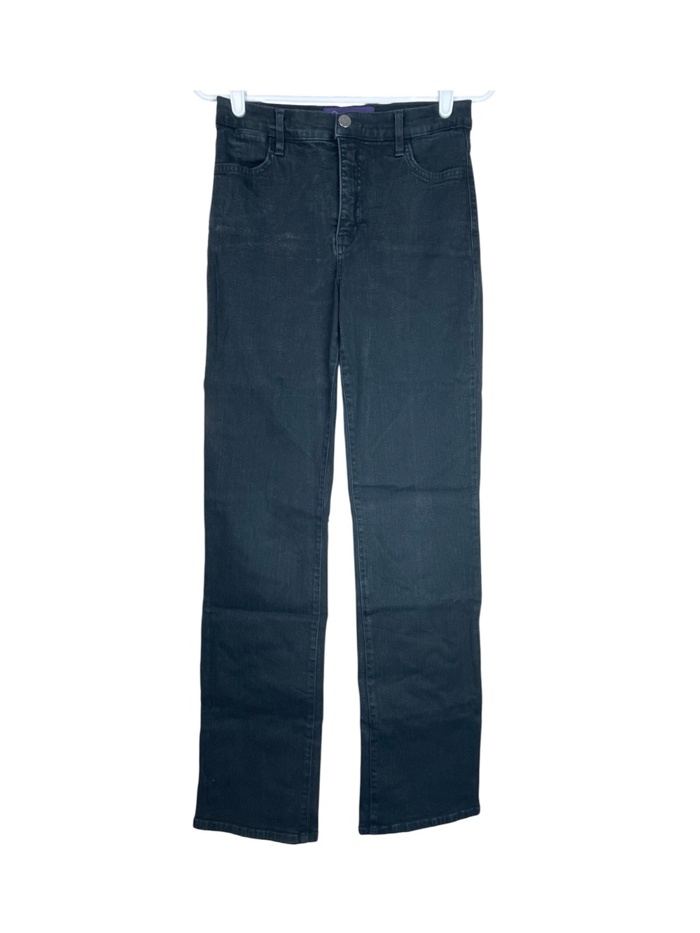 NYDJ Classic Black Straight-Leg Jeans Women’s Size 2